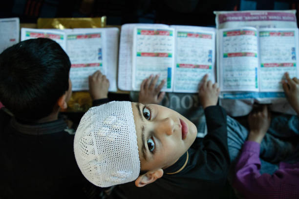 Students learning Quran
